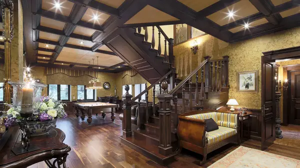 Английский стиль в интерьере загородного дома