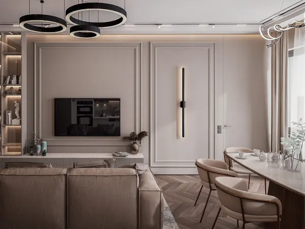 Дизайн-проект четырехкомнатной квартиры 99 м²