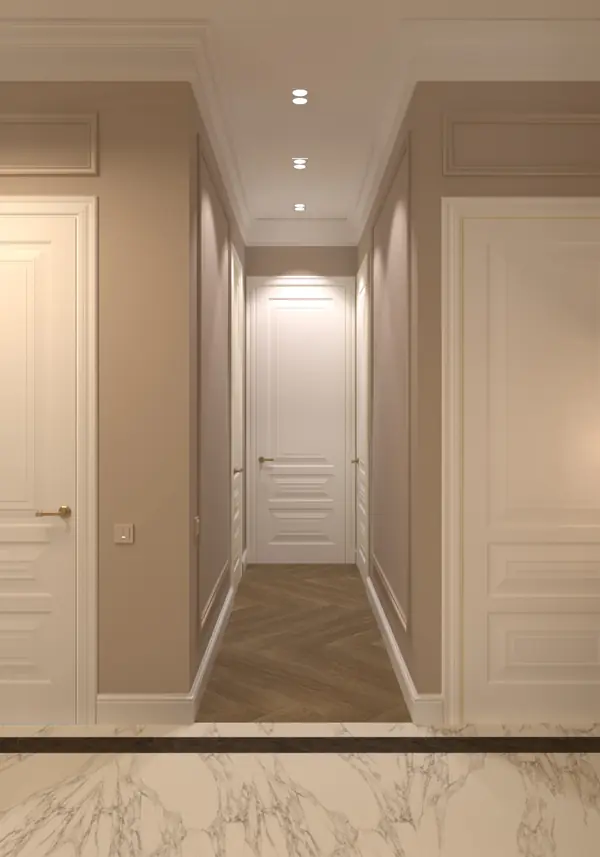 Кухня-гостиная в квартире 160 м2 в ЖК LIVE-Кутузовский.