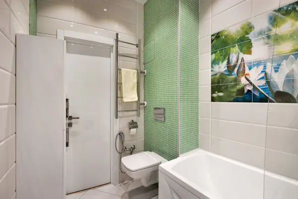 Реализованный проект интерьера квартиры-студии в ЖК "Четыре горизонта"