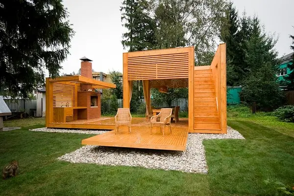 Беседка-яхта