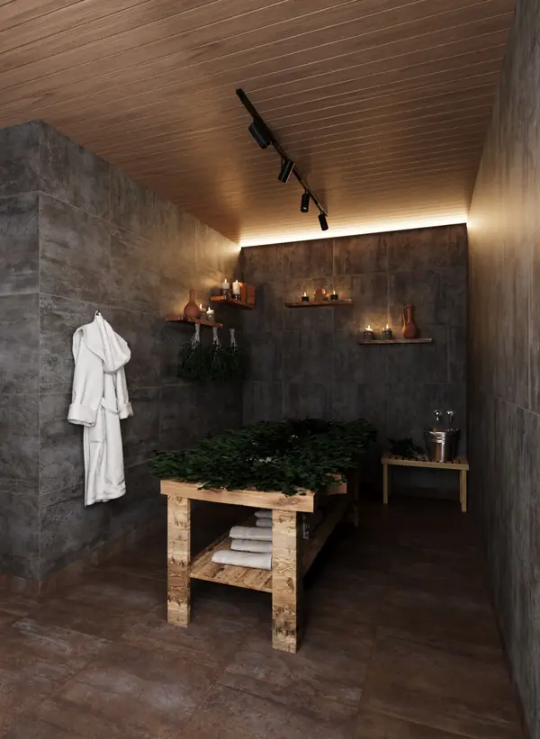 Баня в рыбацком стиле