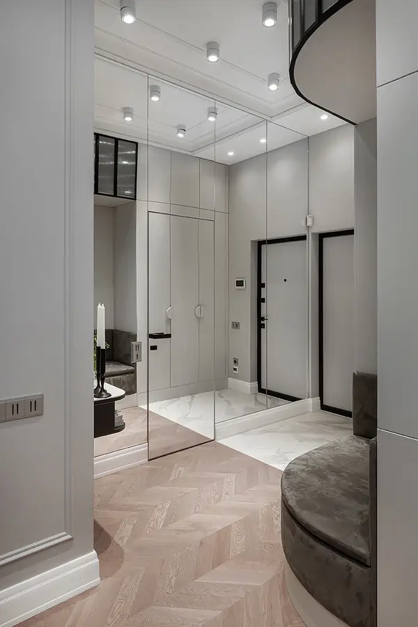 Элегантная квартира в стиле Total black