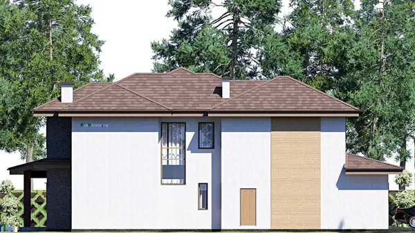 Проект двухэтажного дома 13х20 м S271м2 F-17252