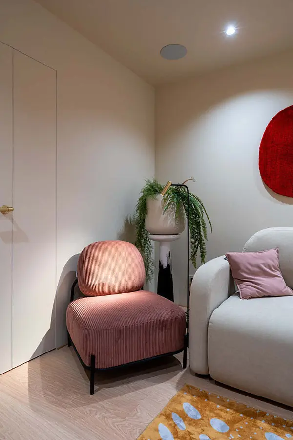 Гостиная с тремя коврами