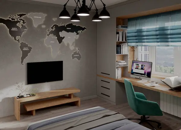 Спальня для мальчика подростка