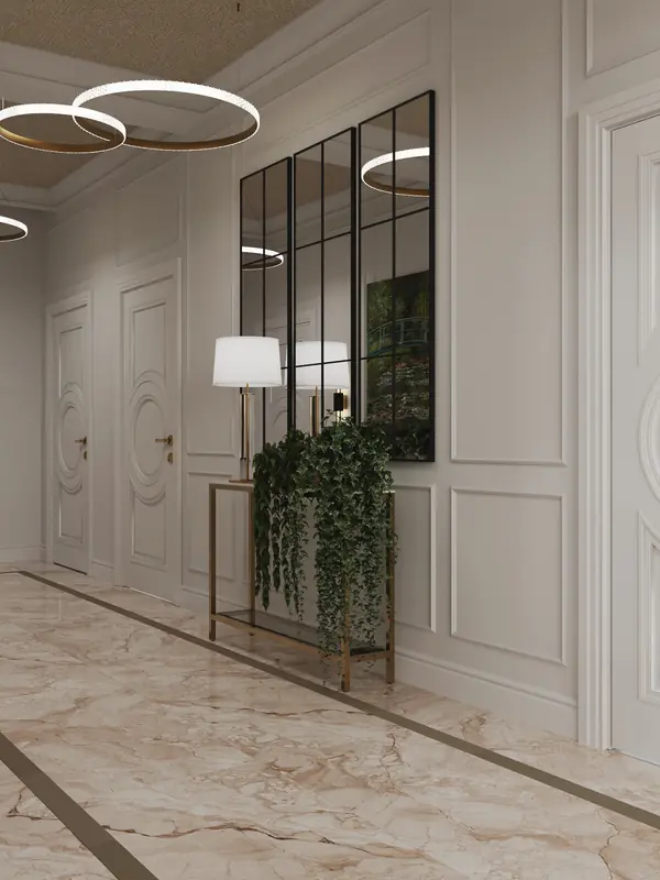 Дом с арочными окнами