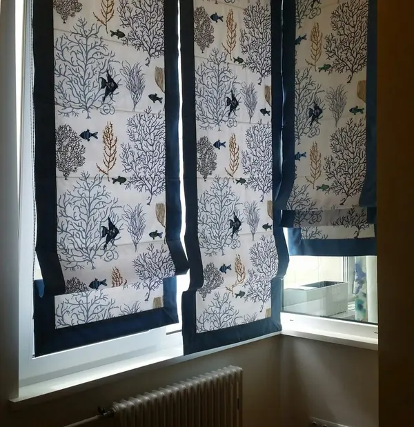 Римские шторы в интерьере