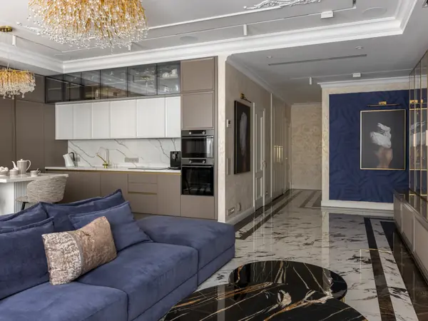 Статусный интерьер в ЖК Сити парк (фото)