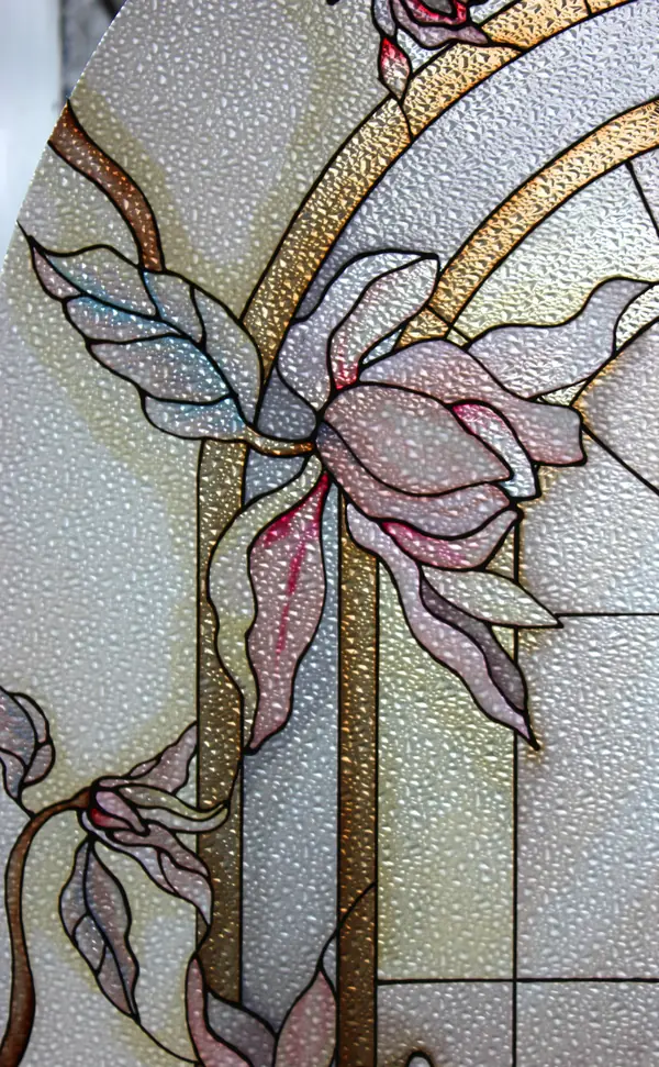 Витражные двери