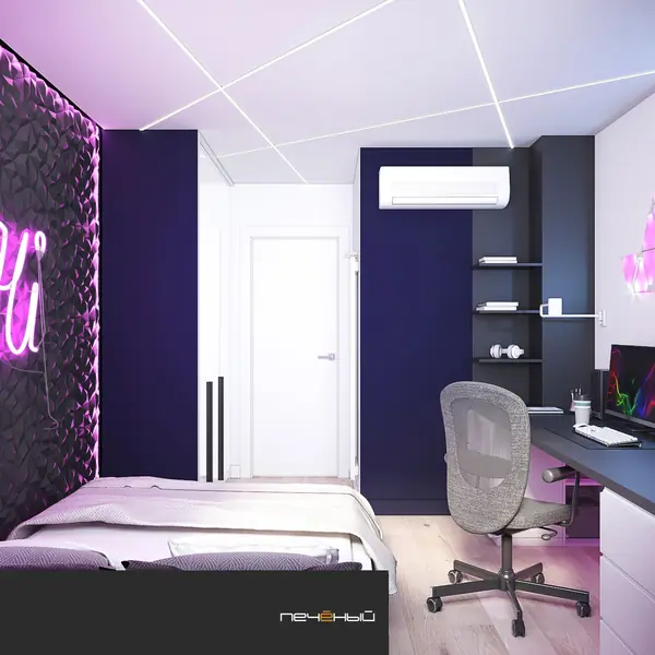 Квартира у Парижа с современным дизайном