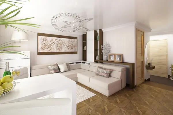 Типовая квартира - студия 1И4, 26 м.кв