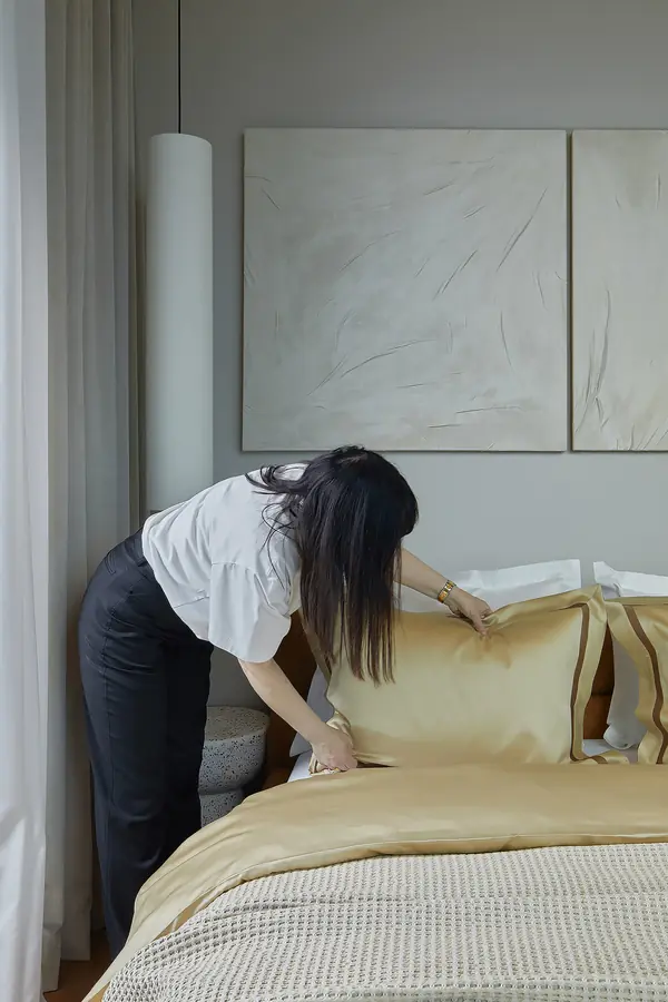 Квартира в Москва-Сити 2 (бежевое дерево)