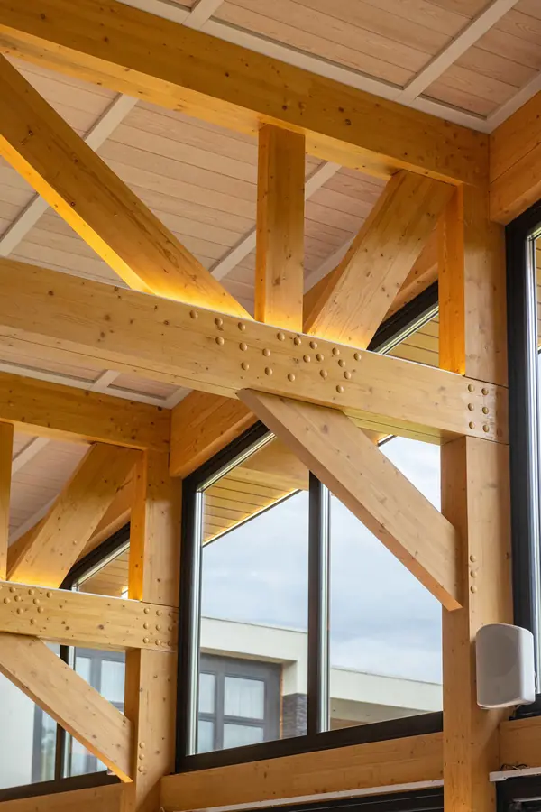 Бассейн и СПА комплекс по технологии фахверк