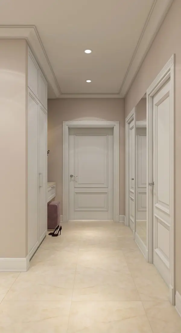 Дизайн интерьера квартиры в светлых тонах в ЖК ''Фили Сити''