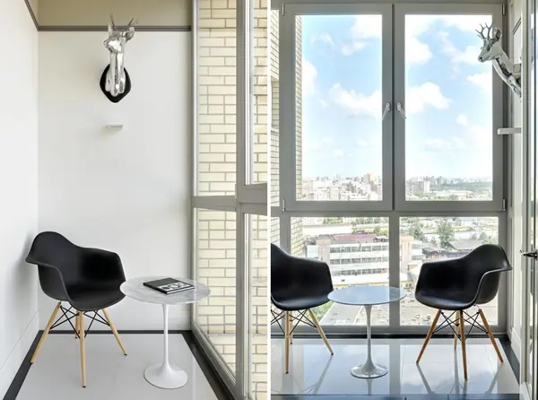 Современный интерьер с элементами ретро