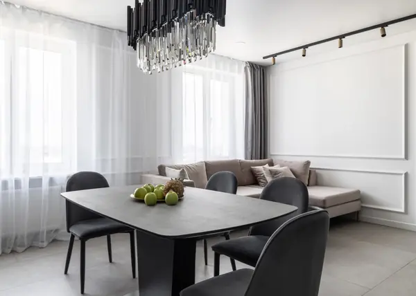 Квартира в серых тонах