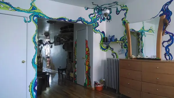 Graphic design on the wall