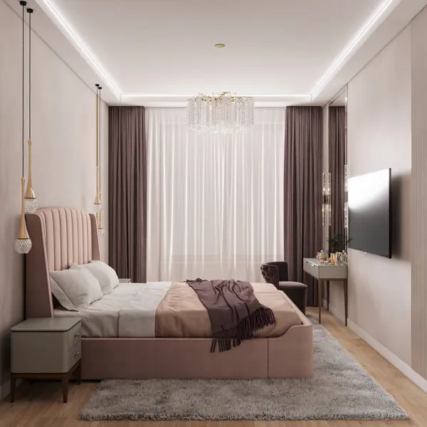 Проект интерьера квартиры 67 м2 в ЖК "Рассказово"