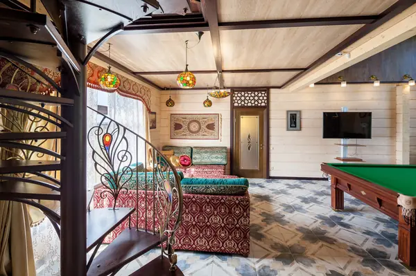 Интерьер гостевого дома с баней в Нижегородской области