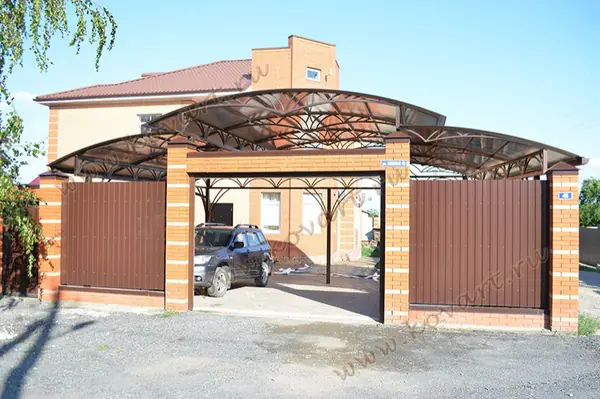 Кованые козырьки