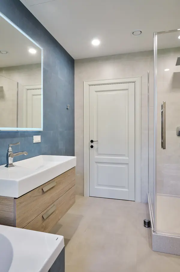 Кантри Ral 1013 в интерьере дома