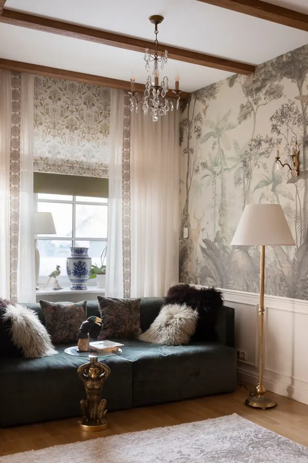 Гостиная с аркой