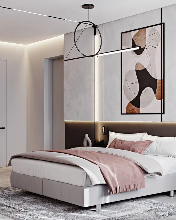 КП Первозванный 1,  спальня (вариант 3)