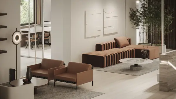 The Whale – Minimalist modern hall