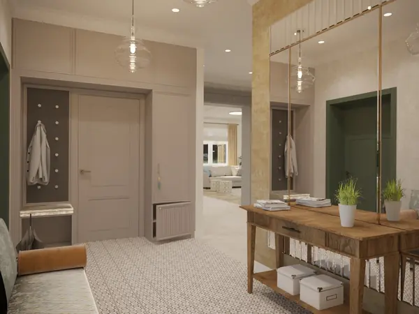 Дом с теплой, семейной атмосферой. 1 этаж