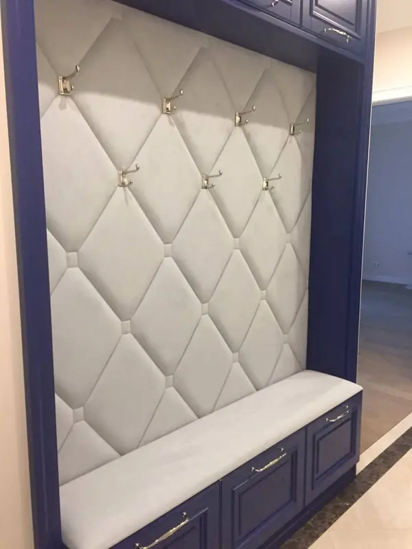 Мягкие стеновые панели в интерьере. Наше производство