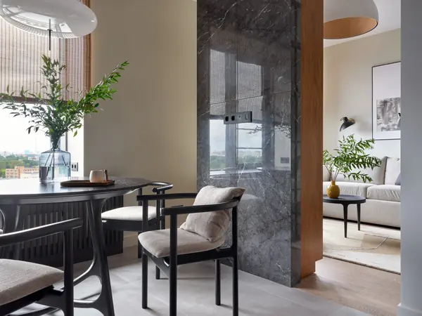 Современный интерьер с нотками Азии