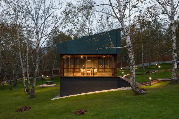 Павильон летней кухни на Камчатке