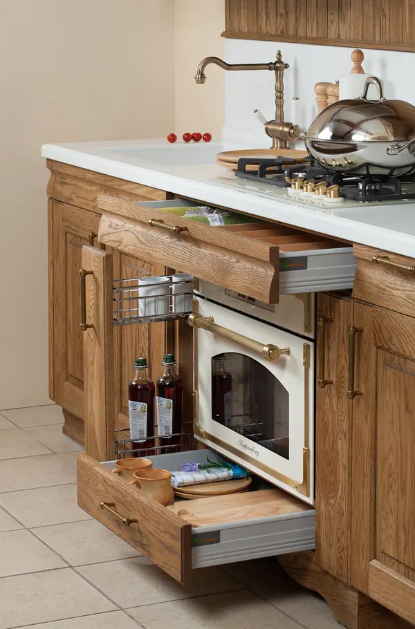 Кухонный гарнитур "Карина" в дубе