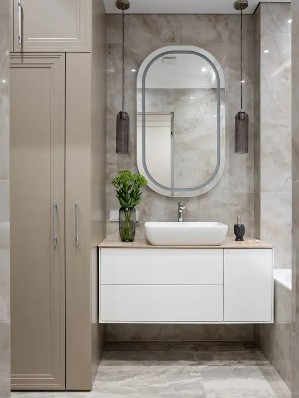 Реализация квартиры в стиле современная классика для семейной пары с ребенком