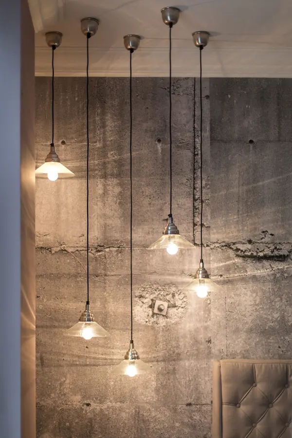 Peonies. Felt. Сoncrete.