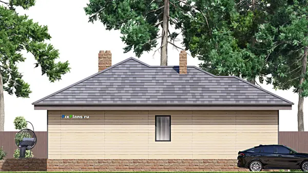 Проект одноэтажного дома 11х16м S206м2 F-16775