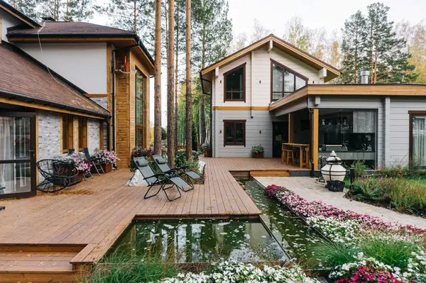 Сад в скандинавском стиле