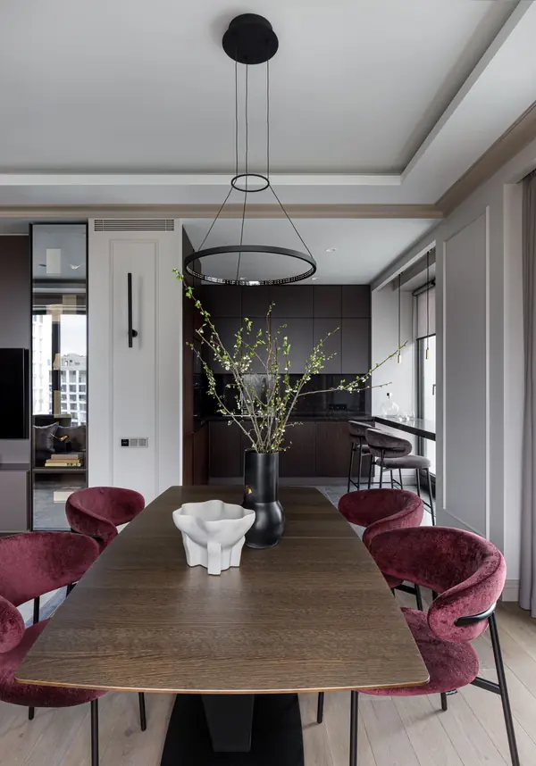 Современная классика реализованный дизайн-проект в ЖК "Прайм парк"