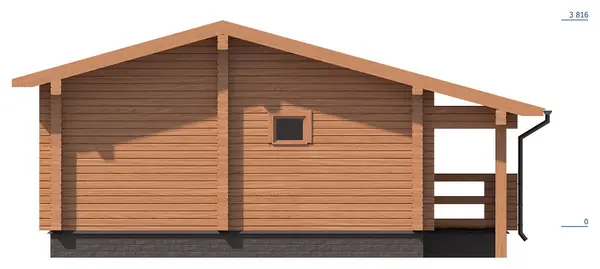 Баня из профилированного бруса "Куровское"