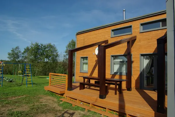 Деревенский дом в современном стиле