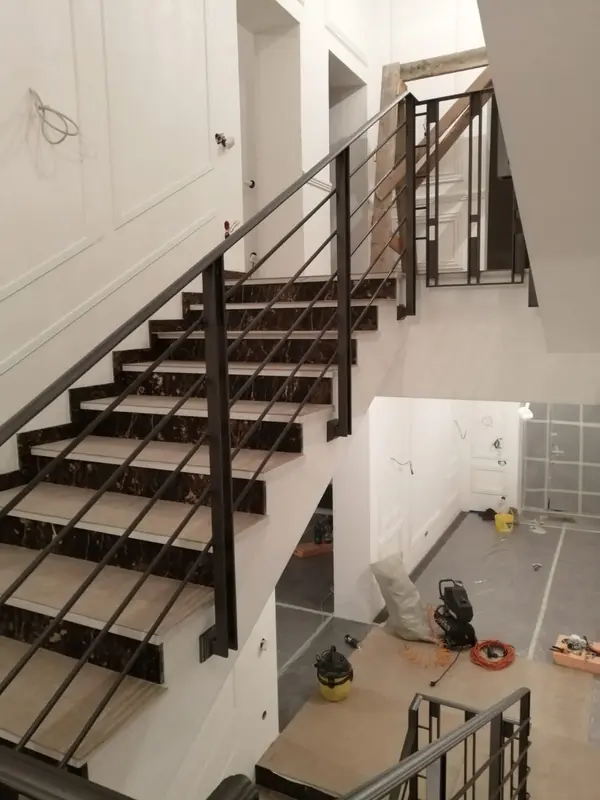 Перильное ограждение по проекту дизайнера