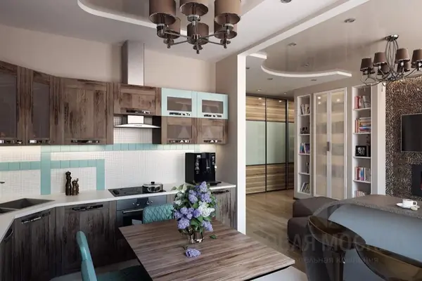 Дизайн-проект двухкомнатной квартиры 61 кв.м. в ЖК «Москва А101»