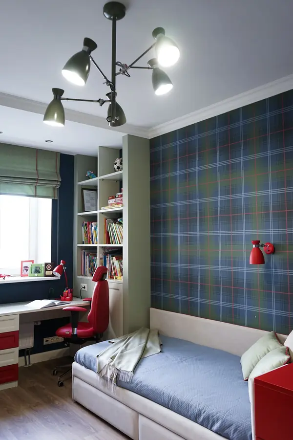 Дизайн 3-комнатной квартиры с детской для двух мальчиков