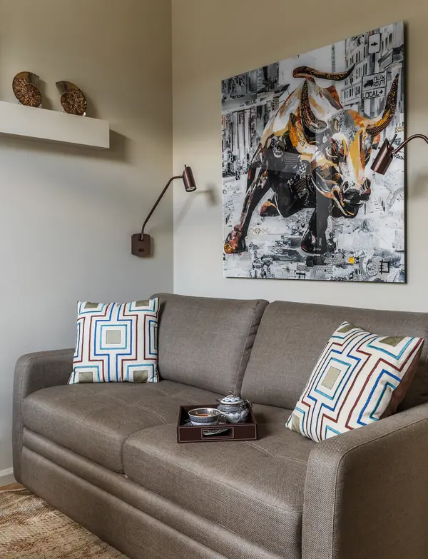 Декорирование интерьера квартиры в Оболенском переулке