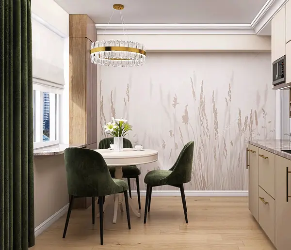 Дизайн маленькой кухни в панельке