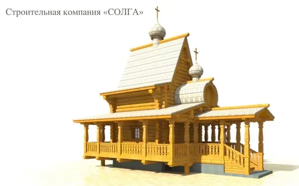 Проект деревянной часовни РХ- 9