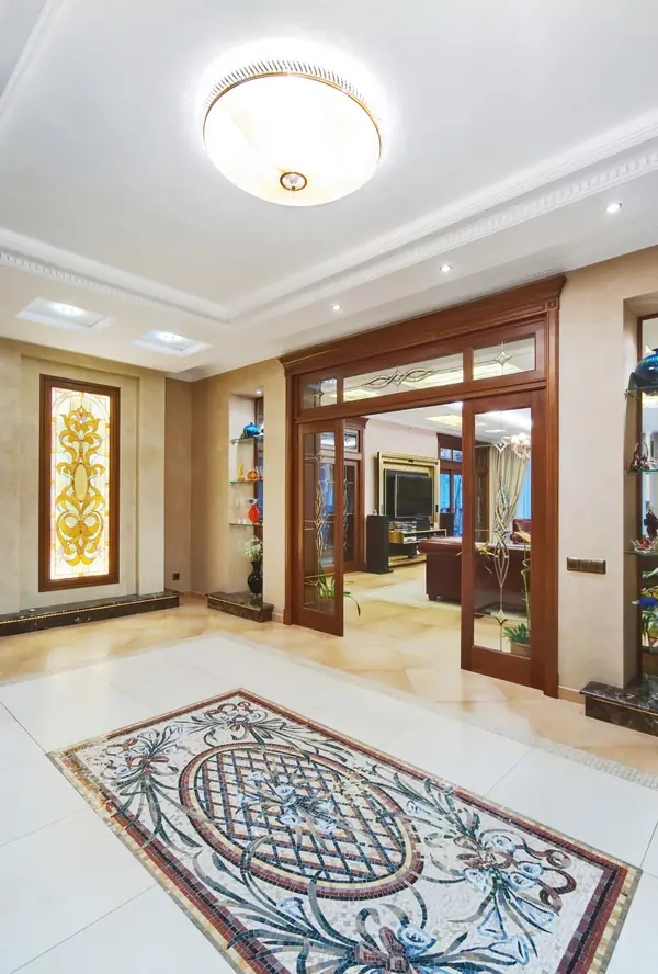 Дизайн интерьера загородного дома в Мельничном ручье