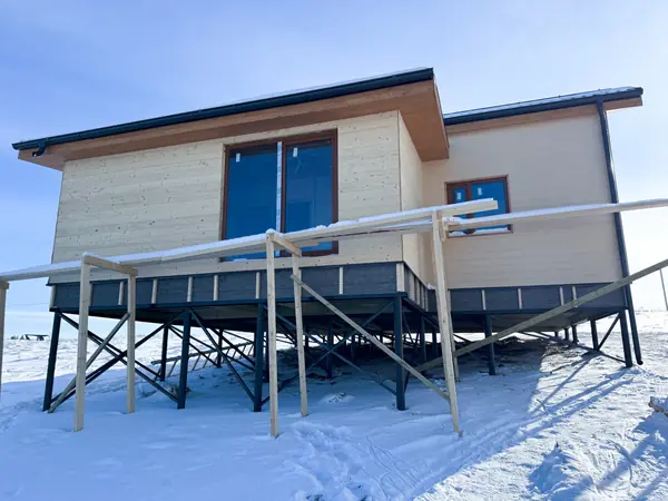 Строительство каркасного дома в Ленинградской области, Кемпелево