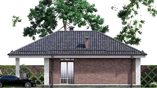 Проект одноэтажного дома 13х9м S66м2 F-14750